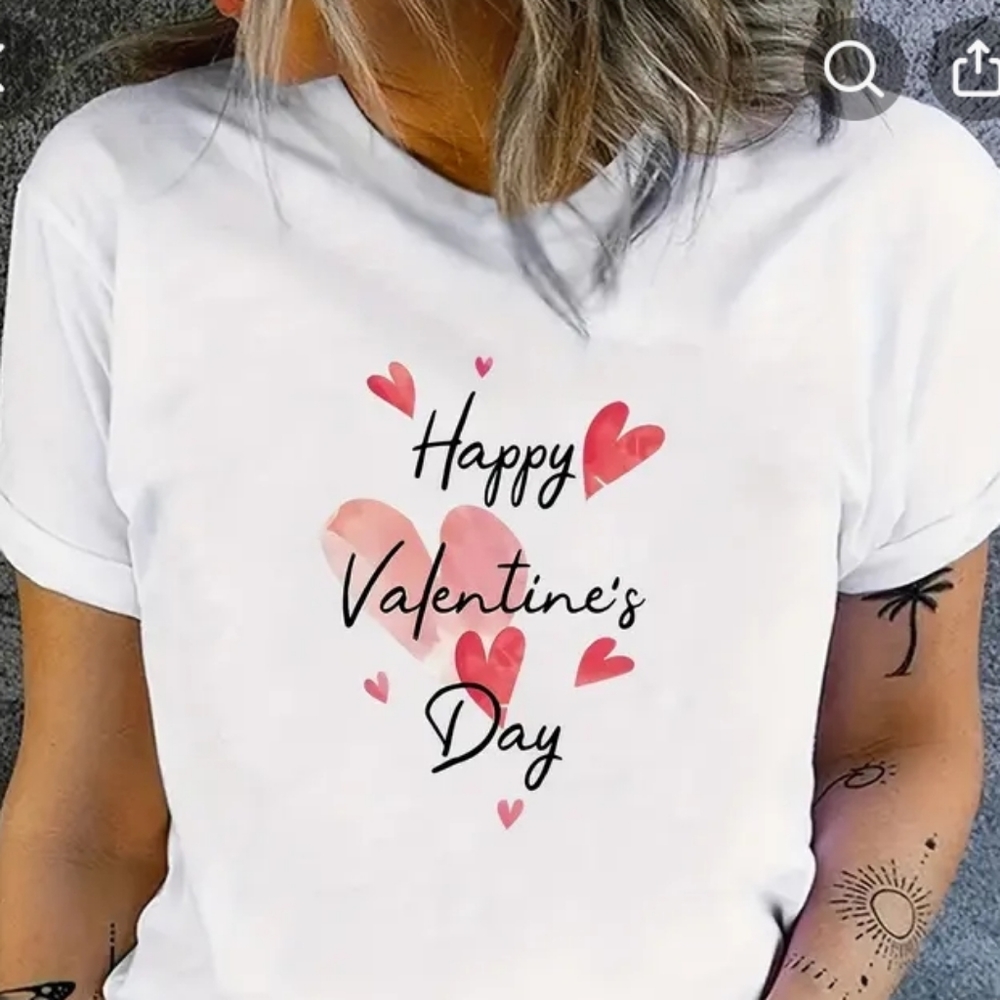 Happy Valentines Day Short Sleeve shirt